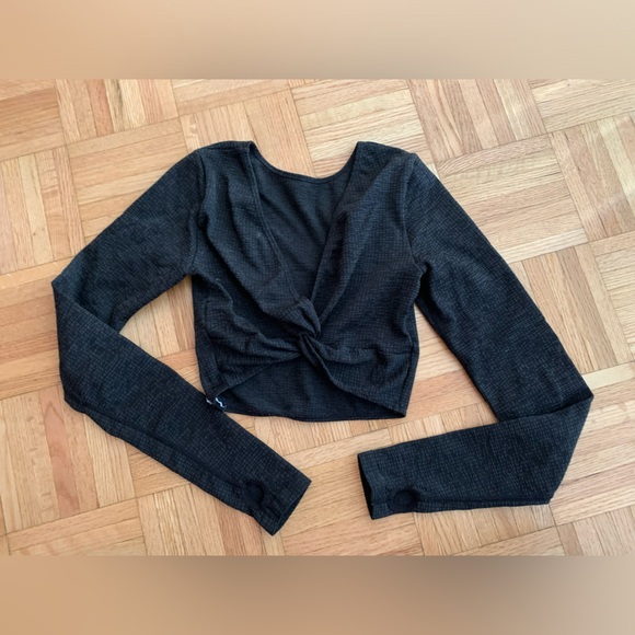 Joy Lab Women’s Bolero Shrug Activewear Longsleeve Crop w/ Thumbholes size XS - Picture 8 of 11